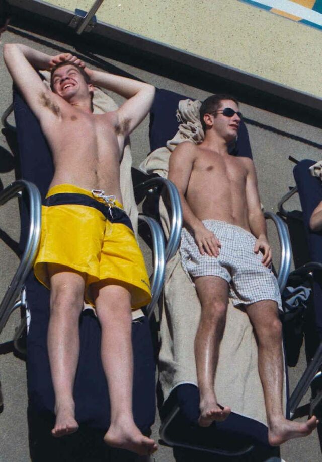 Boys on deck of the Mercury - 1998