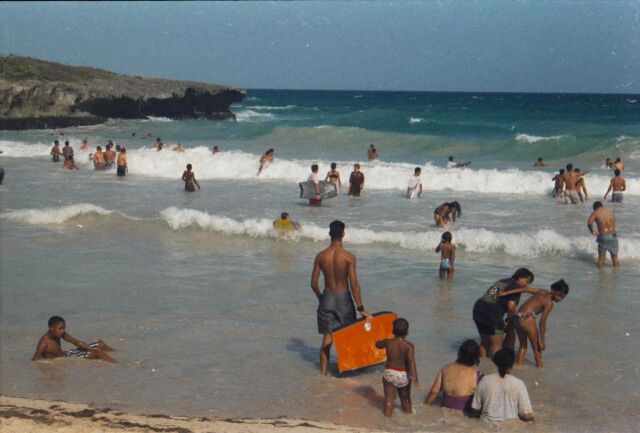Dominican Republic -boys on the beach